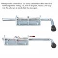 Uxcell Barrel Bolt Latch 1pcs 12x220mm Carbon Steel Galvanized Spring Loaded Gate Pin Sliding Door Lock For Trailer Doors