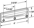 Prime-line Products F 2558 Decorator Style Wood Window Sash Lift Brass Platedpack Of 2