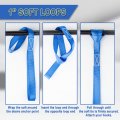Cartman Soft Loop Tie-down Straps In Blue Color 8pk X 18in 3600lbs