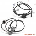 A-premium Abs Wheel Speed Sensor Compatible With Suzuki Models Grand Vitara 2006-2013 Front Driver And Passenger Side 2-pc Set