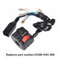 Labwork Handle Lever Switch Cable 35200-ha5-000 Replacement For Honda 350x Atc350x Atc 350 X 1985 1986