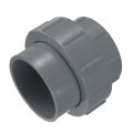 3 Union Pvc Coupling Pipe Fitting Socket X Socket Slip Adapter Schedule 40 Epdm O-ring Grey 