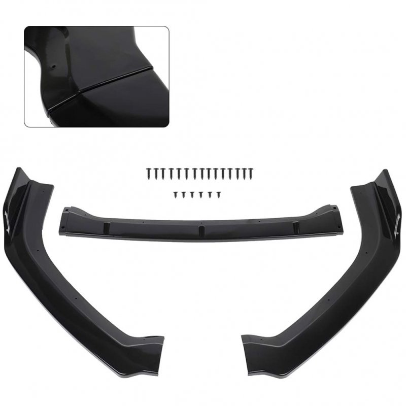 Front Bumper Lip Air Dam For Nissan Teana 2019 2020 Glossy Black Abs Body Kit Assembly