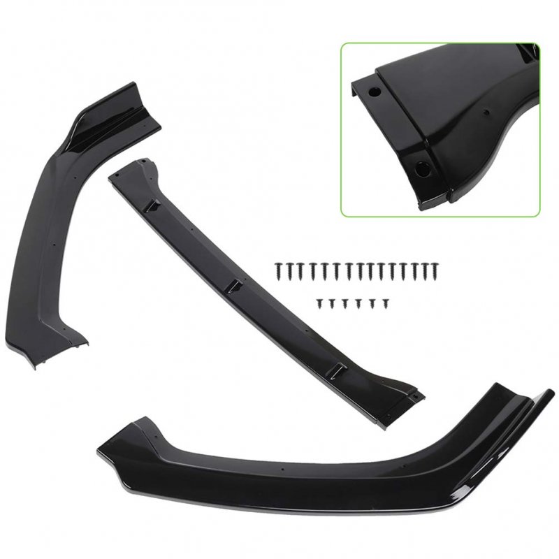 Front Bumper Lip Air Dam For Nissan Teana 2019 2020 Glossy Black Abs Body Kit Assembly