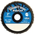 Weiler Bobcat 2 Diameter 60 Grit Zirconium Plastic Backing Specialty Abrasive Flap Mini Disc 