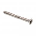 Prime-line Wood Screws Flat Head Phillips Drive 10 X 2 In Grade 18-8 15 Pack 