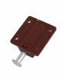 Uxcell Window Push Button Spring Load Automatic Door Bolt Latch Brown 10pcs