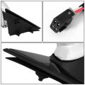 Left Side Oe Style Chrome Cover Powered Rear View Mirror Compatible With 94-97 Chevy S10 Gmc Sonoma