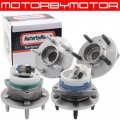 Motorbymotor-front And Rear Wheel Bearing Hub Assembly With Abs 5 Lugs Replacement For 2002-2006 Buick Rendezvous Assembly-4pc