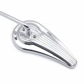 Hongk- Chromed Custom Aluminum Mirrors Compatible With Sportster Low Glide Fxrs Fxrt Softail B01c0ssbzu