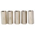 5pcs One-way Air Check Valve 1 4 Bspp Female Full Port Inline
