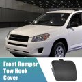 Uxcell 1 Pair Car Front Left Right Bumper Tow Hook Cover Towing Eye Cap For Toyota Rav4 2006-2009 No 5328642931 5328542930