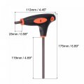 Uxcell 6mm Hex Key T-handle Dual End Wrench Spanner Metric S2 Steel 2 Pcs