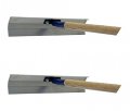 Kraft Tool Cc979 20 X5 Mega Mover Aluminum Concrete Placer W 60 Wood Handle 2 