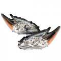 Tbvechi 1 Pair Halogen Headlights Assembly For Prius 2010 2011 Replacement Passenger Driver Head Light Abs Plastic 