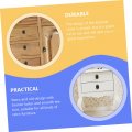 Homsfou 24pcs Key Drawer Oval Zinc Alloy Triangle Piece