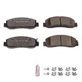 Evolution Truck And Tow Z36 Carbon Fiber Ceramicront Brake Pad Set With Installation Hardware For Ford F 250 F 350 Super Duty 
