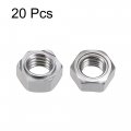 Uxcell Hex Weld Nuts 1 2-13 Carbon Steel With 3 Projections Machine Screw Gray 20pcs