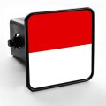 Durable Trailer Hitch Cover Flag Of Monaco Monegasque 