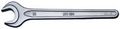 Stahlwille 40040500 Single-end Spanner Made From Steel Alloy With Grey Finish Rounded Design On The Handle 15-degree Offset