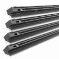 Wiper Blade Refill Rubber Strip 26 In And 18 Replacement Windshield Refills Cut To Size Pack Of 4 Black 