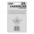 Feit Electric Bp25etc Incandescent Chandelier Light Bulb 25 Watts 120 Volt Pack Of 6