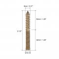 Uxcell 5 16-18x2-1 2 Hanger Bolts 8pcs Double Ended Screws Wood Dowel For Furniture