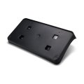 Front License Plate Bracket For Dodge Charger 2015 2016 2017 2018 Fits Models With Hood Scoop Pp Plastic Replaces Ch1068133 