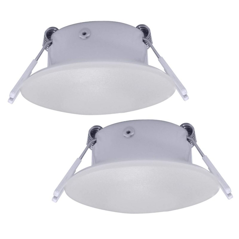 3 Inch Led 12v Rv Puck Light Warm White Recessed Aluminum Ceiling For Motorhomes Camper Caravan Trailer Boat Pack Of 2