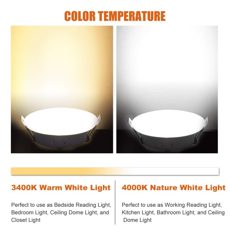 3 Inch Led 12v Rv Puck Light Warm White Recessed Aluminum Ceiling For Motorhomes Camper Caravan Trailer Boat Pack Of 2