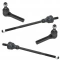 Front Inner And Outer Tie Rod Set 4 Piece Psa55451 For 2003 2021 Chevrolet Express 2500 3500 4500 Gmc Savana 