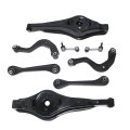 8pc Rear Upper Lower Control Arm W Bushing Fit For Audi A3 Tt Quattro 2006-2009 Volkswagen Passat Jetta Tiguan 2006-2012 