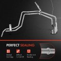 A-premium Power Steering Hose Return Line Assembly Compatible With Hyundai Accent 2002-2006 1 5l 6l Cooler Tube Replace