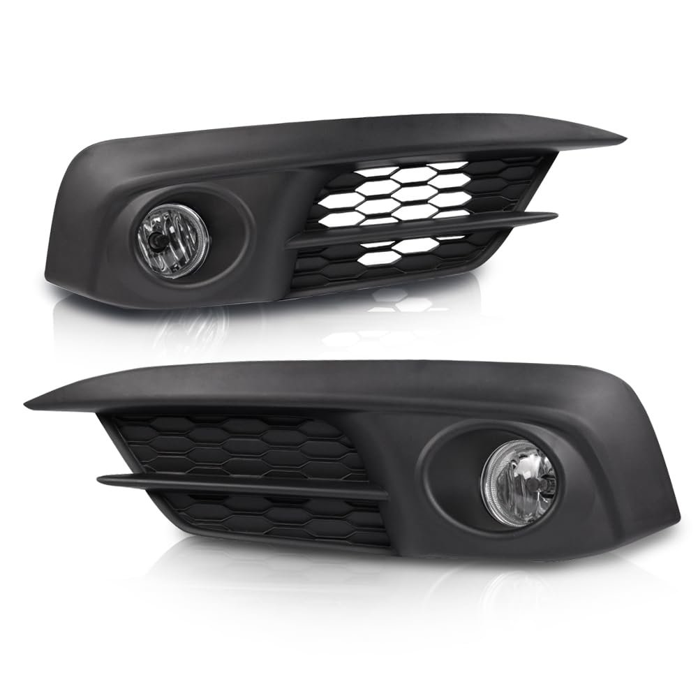 Front Bumper Fog Lights For Honda Civic 2 And 4dr Models 2016 2017 Clear Lamps With Switch Bulbs Not Touring Sens