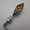 Httmt Mt303-007- Motorcycle Led Turn Signal Indicators Blinkers Lights For Suzuk Yamah Smoke Lens 