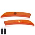 Set Of 2 Side Marker Light For Chrysler 200 68206450aa 68206449aa Ch2551131 Ch2550131 2015-2017 