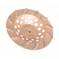 Gxywady Premium 7 Inch Turbo Diamond Cup Grinding Wheel With 5 8-11 Arbor Professional Grade 12-segments Cutting For Precision