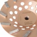 Gxywady Premium 7 Inch Turbo Diamond Cup Grinding Wheel With 5 8-11 Arbor Professional Grade 12-segments Cutting For Precision