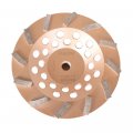 Gxywady Premium 7 Inch Turbo Diamond Cup Grinding Wheel With 5 8-11 Arbor Professional Grade 12-segments Cutting For Precision