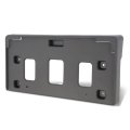 Gm1068221 Factory Style Front License Plate Mounting Bracket Compatible With Chevy Spark Ls Lt 16-18 Matte Black