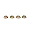 Flanged Nuts Alloy Steel Yellow Zinc Fine Thread 5 16-24 In Callout Size Grade 8 Right Hand 4 Pieces 
