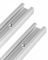 Aluminum Track 2 Pack 12 Inch Universal Double Cut Profile T With Predrilled Mounting Holes And Screws Woodworking Fixtures For 