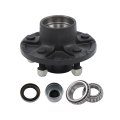 5 On 4 75 Inch Trailer Hub Kit With Bearing Replacement For 3500 Lbs Spindle 4 Pieces Set 
