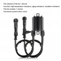 Moto1988 2set Of Ignition Coil Spark Plug Cap For Honda Shadow 750 Ace Aero Spirit Vt750 1998-2019