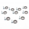 Kipa Pack-10 Skid Plate Washers Stainless Steel Replace For Polaris Rzr 1000 900 800 570 Xp Turbo General With Bolts Durable