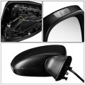 Auto Dynasty Ma1321180 Oe Style Powered Heated Turn Signal Passenger Right Side View Door Mirror Compatible With Mazda 3 14-15