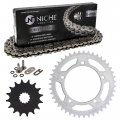Niche Drive Sprocket Chain Combo For Suzuki 2006-2010 Gsxr600 Front 16 Rear 43 Tooth 520v O-ring 114 Links