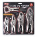 King Locking Pliers 5-inch C-locking Curved Jaw 6-inch Straight 7-inch 10-inch 5-pc
