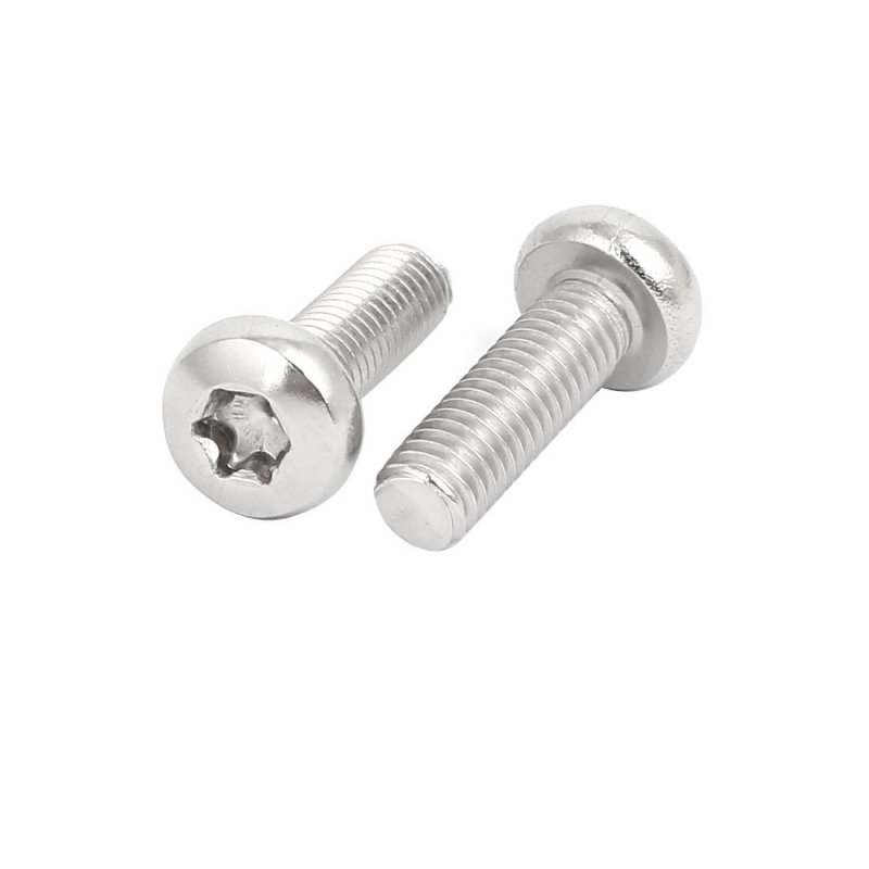 M5x16mm 316 Stainless Steel Pan Head Torx Socket Cap Security Screw 8pcs