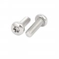 M5x16mm 316 Stainless Steel Pan Head Torx Socket Cap Security Screw 8pcs